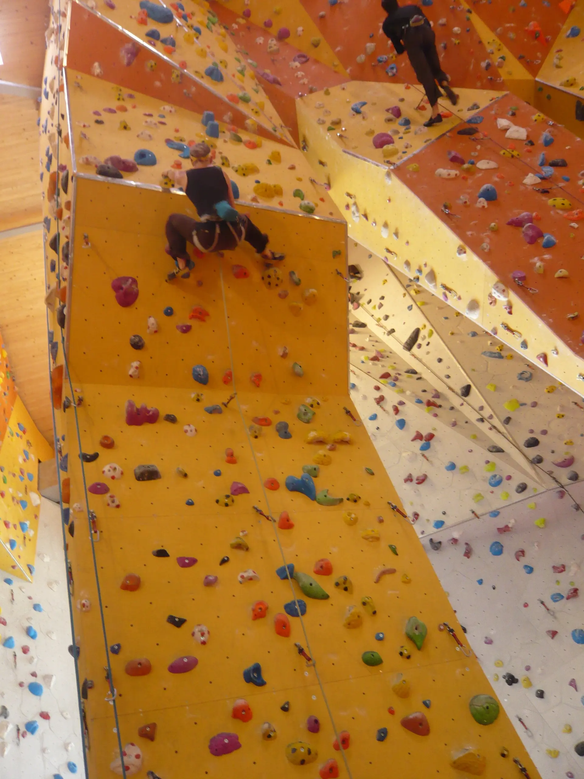 In der Kletterhalle des DAV Regensburg | © Drexler Magarete