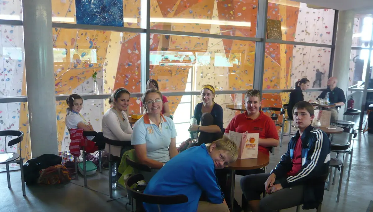 In der Kletterhalle des DAV Regensburg | © Drexler Magarete