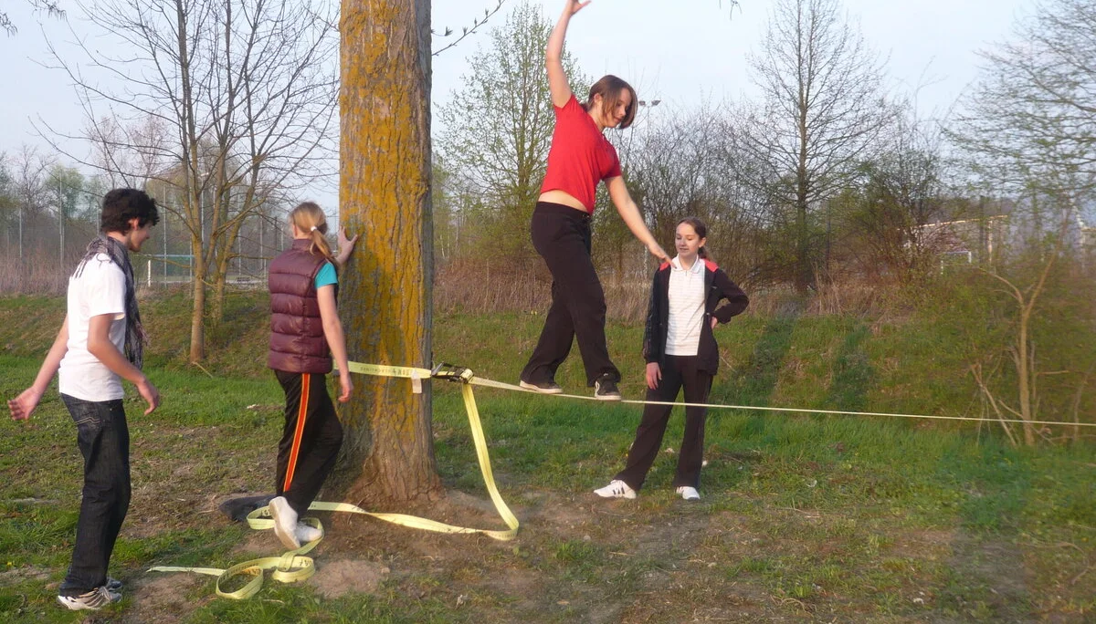 Slackline und Ball | © Drexler Magarete