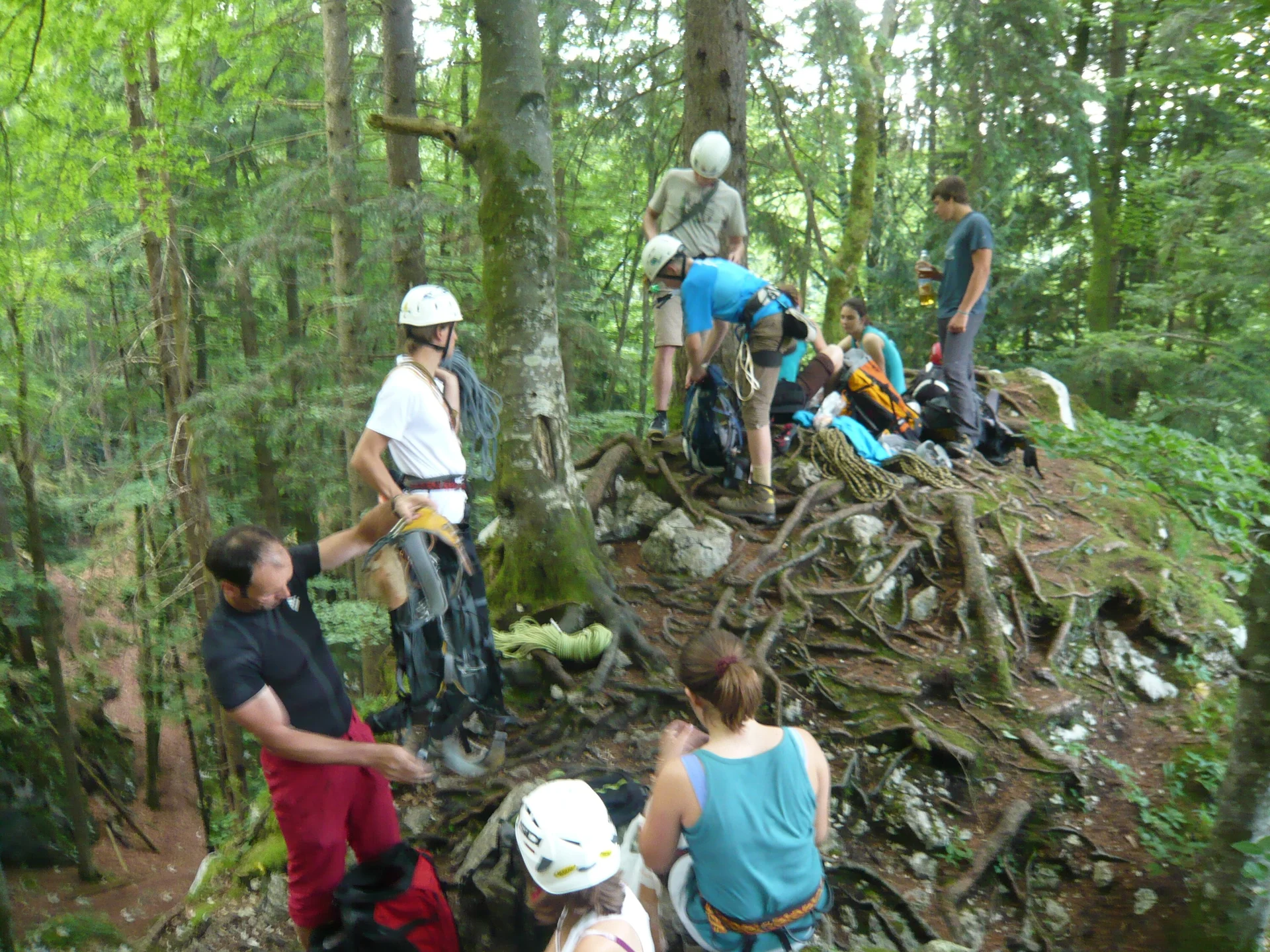 Beim Klettern am Wolfgangsee | © Drexler Magarete