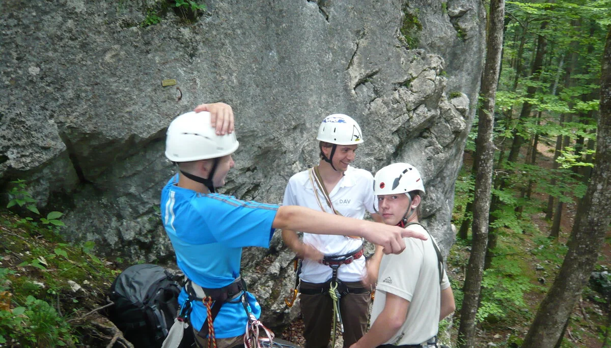 Beim Klettern am Wolfgangsee | © Drexler Magarete