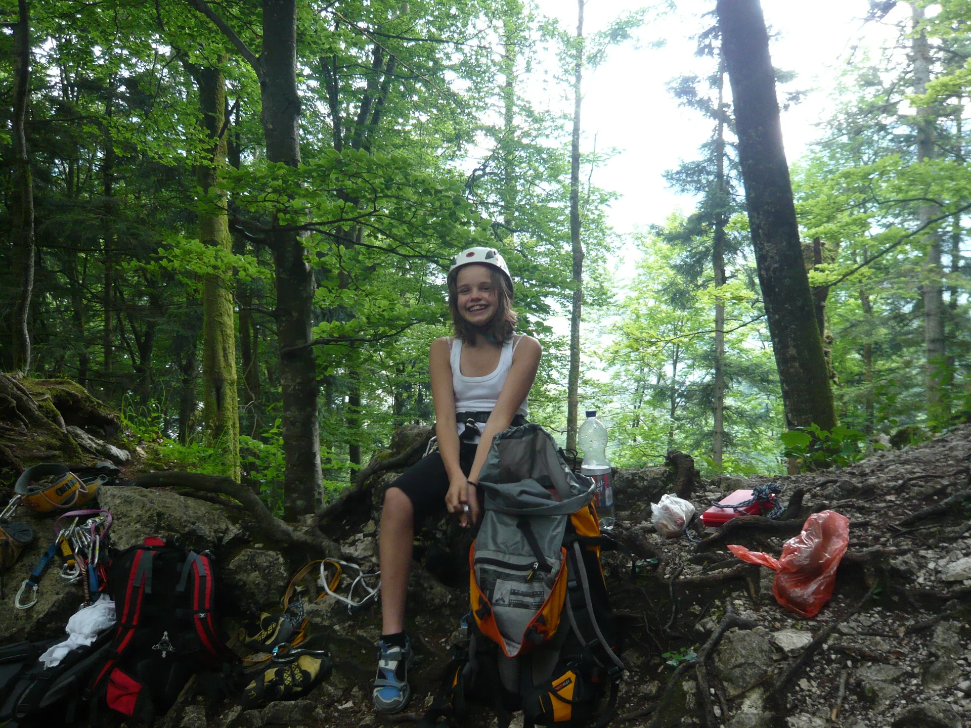 Beim Klettern am Wolfgangsee | © Drexler Magarete