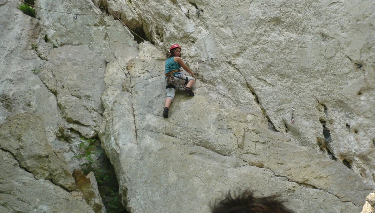 Beim Klettern am Wolfgangsee | © Drexler Magarete