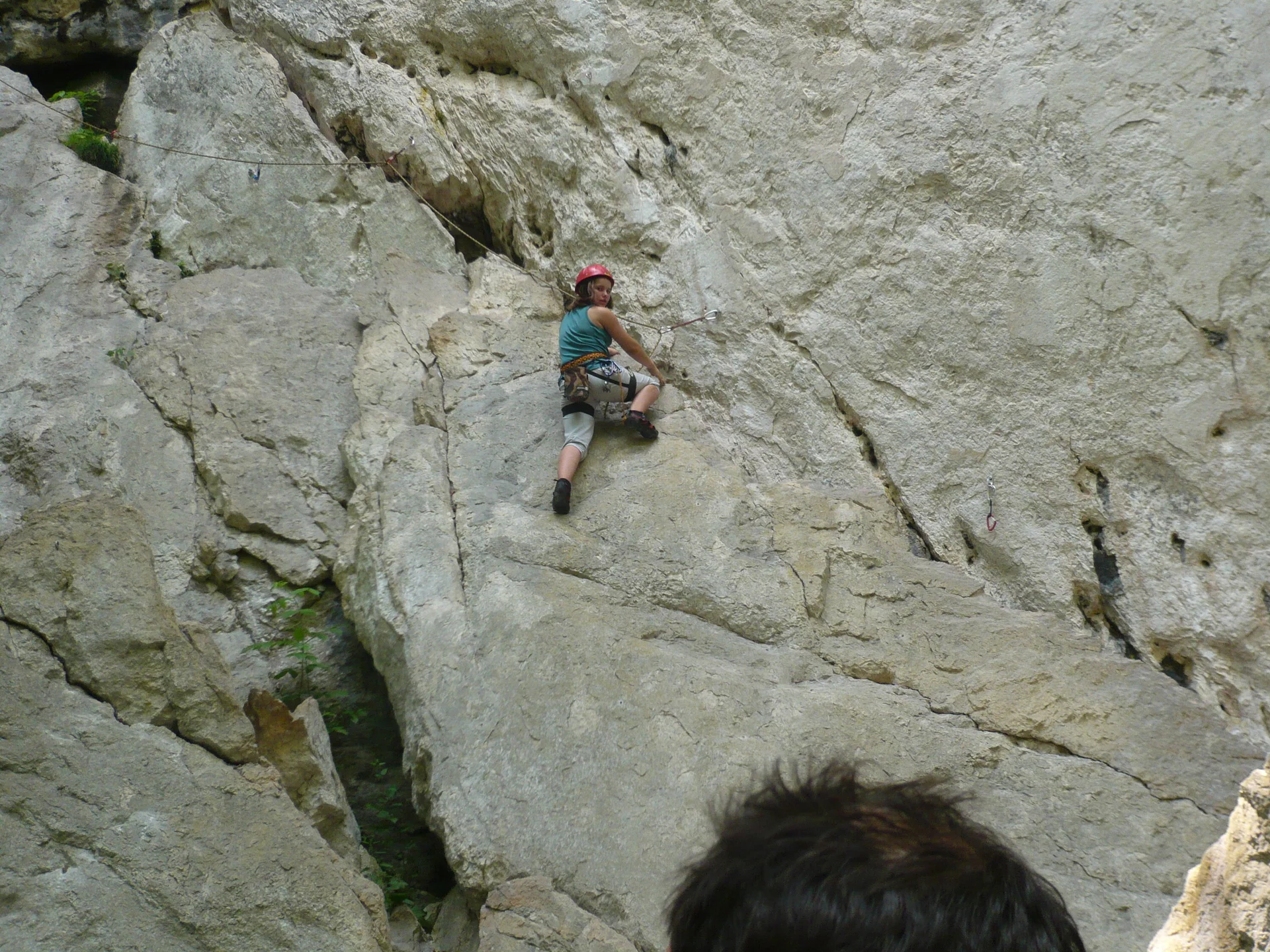 Beim Klettern am Wolfgangsee | © Drexler Magarete