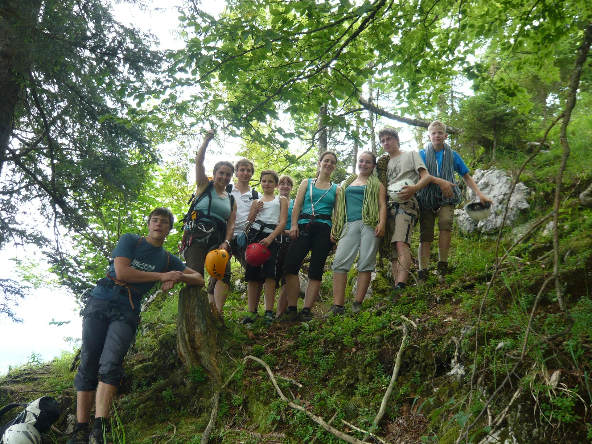 Beim Klettern am Wolfgangsee | © Drexler Magarete