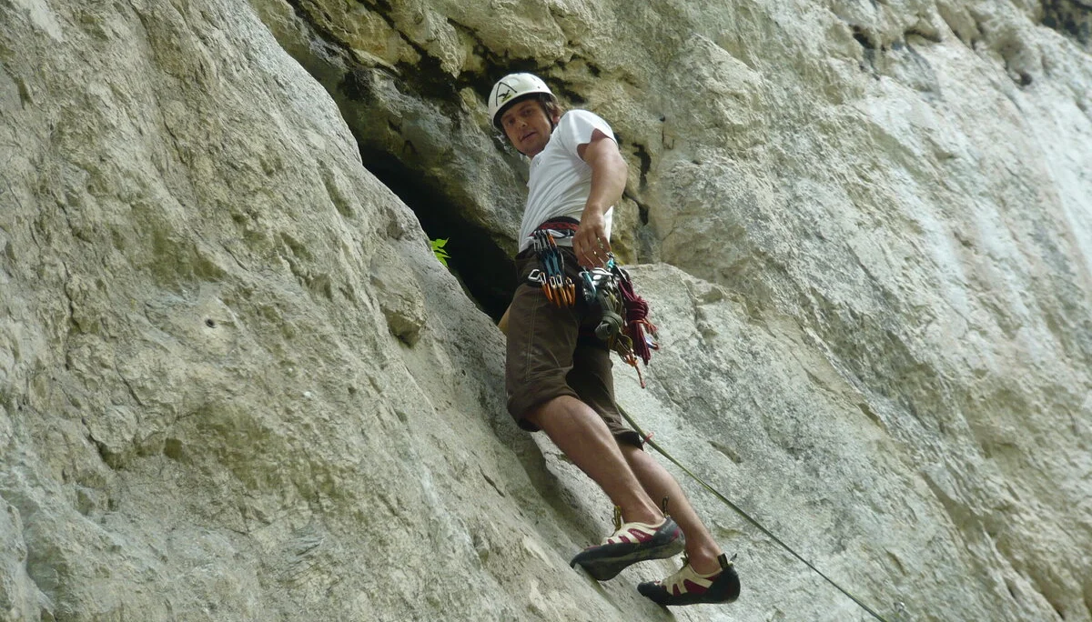 Beim Klettern am Wolfgangsee | © Drexler Magarete