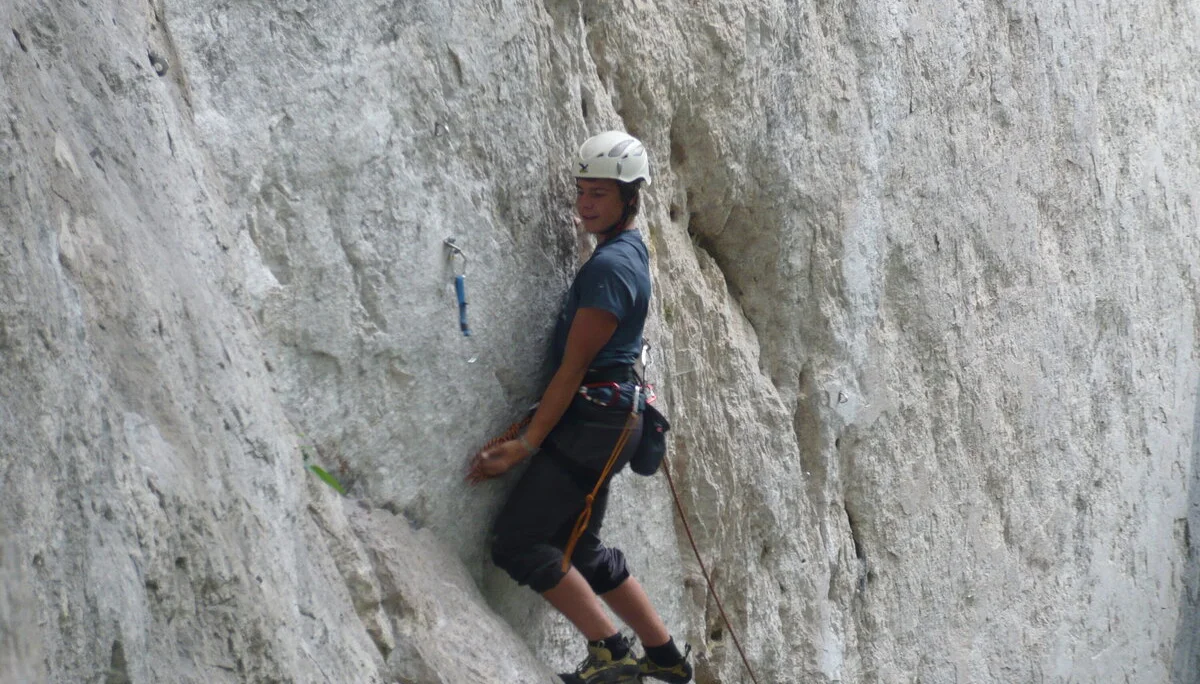 Beim Klettern am Wolfgangsee | © Drexler Magarete