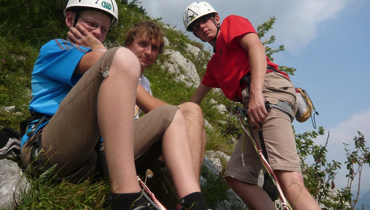 Beim Klettern am Wolfgangsee | © Drexler Magarete
