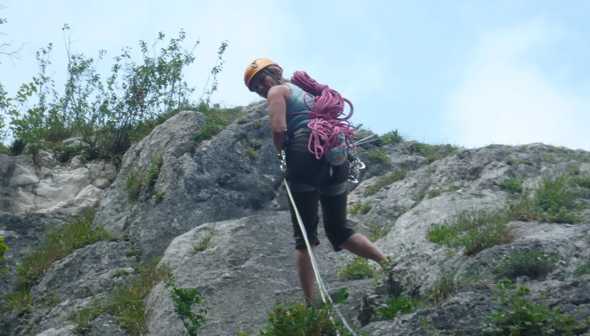 Beim Klettern am Wolfgangsee | © Drexler Magarete