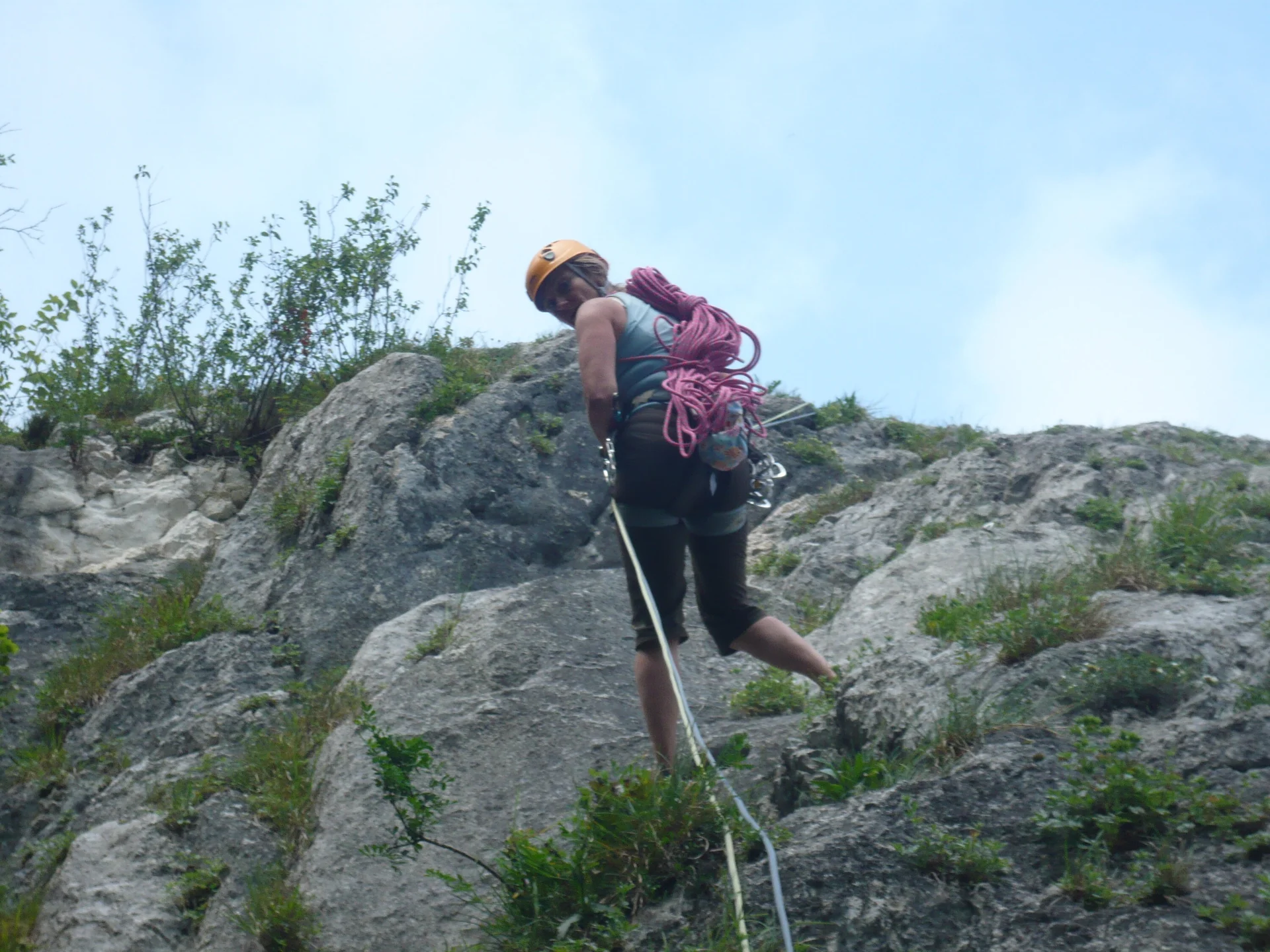 Beim Klettern am Wolfgangsee | © Drexler Magarete