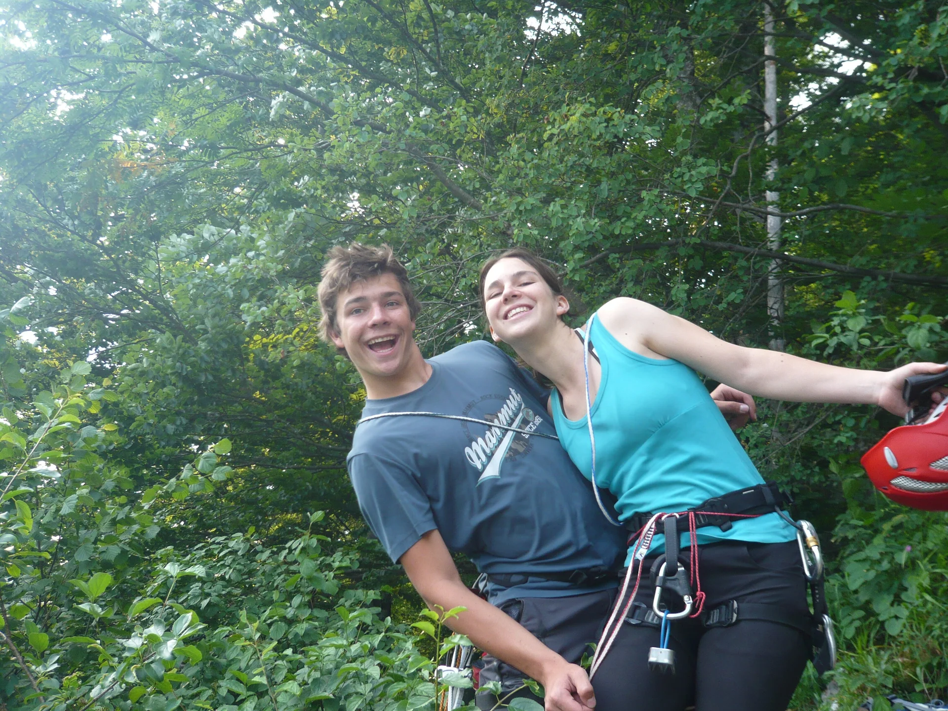 Beim Klettern am Wolfgangsee | © Drexler Magarete