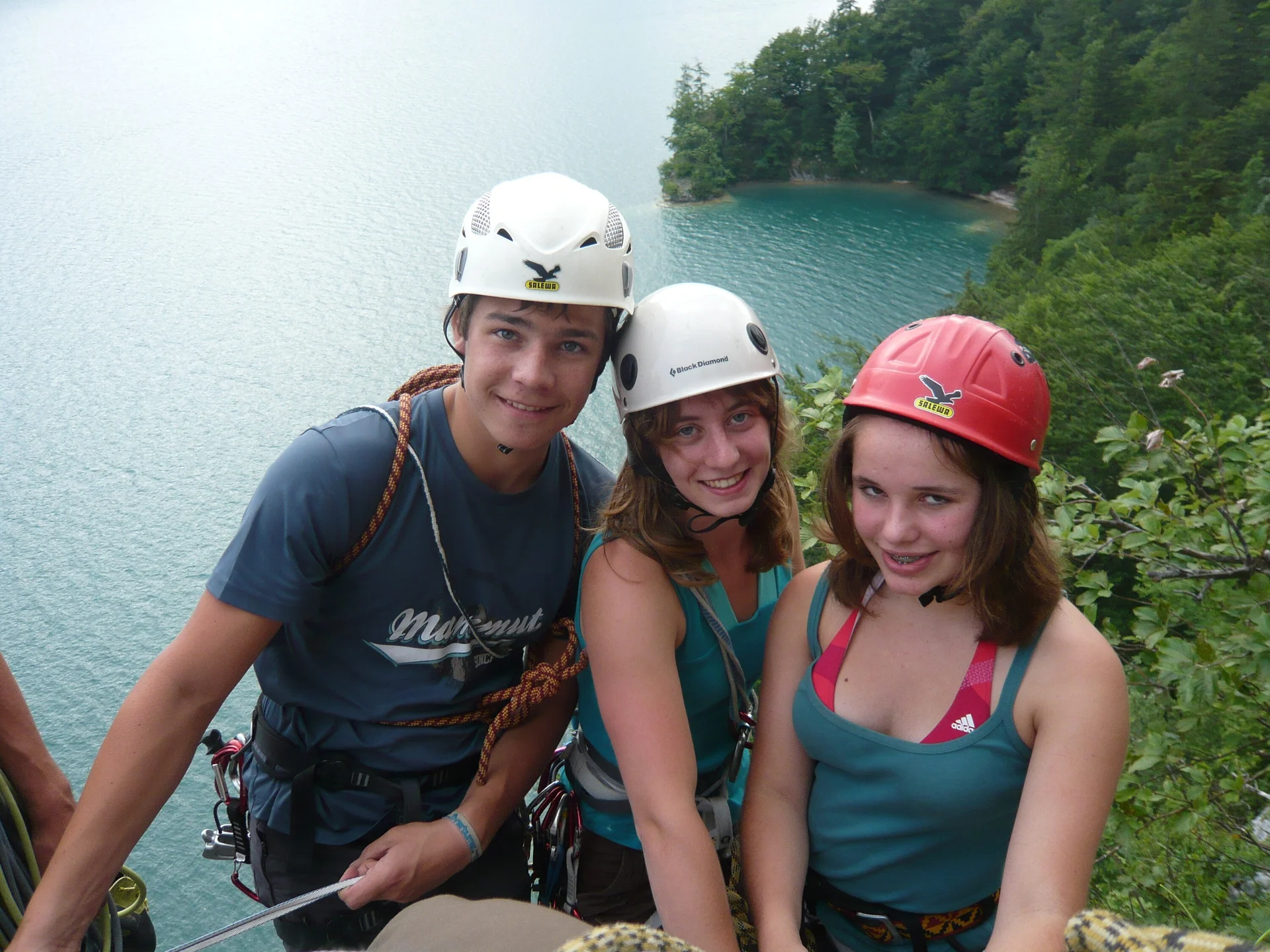 Beim Klettern am Wolfgangsee | © Drexler Magarete