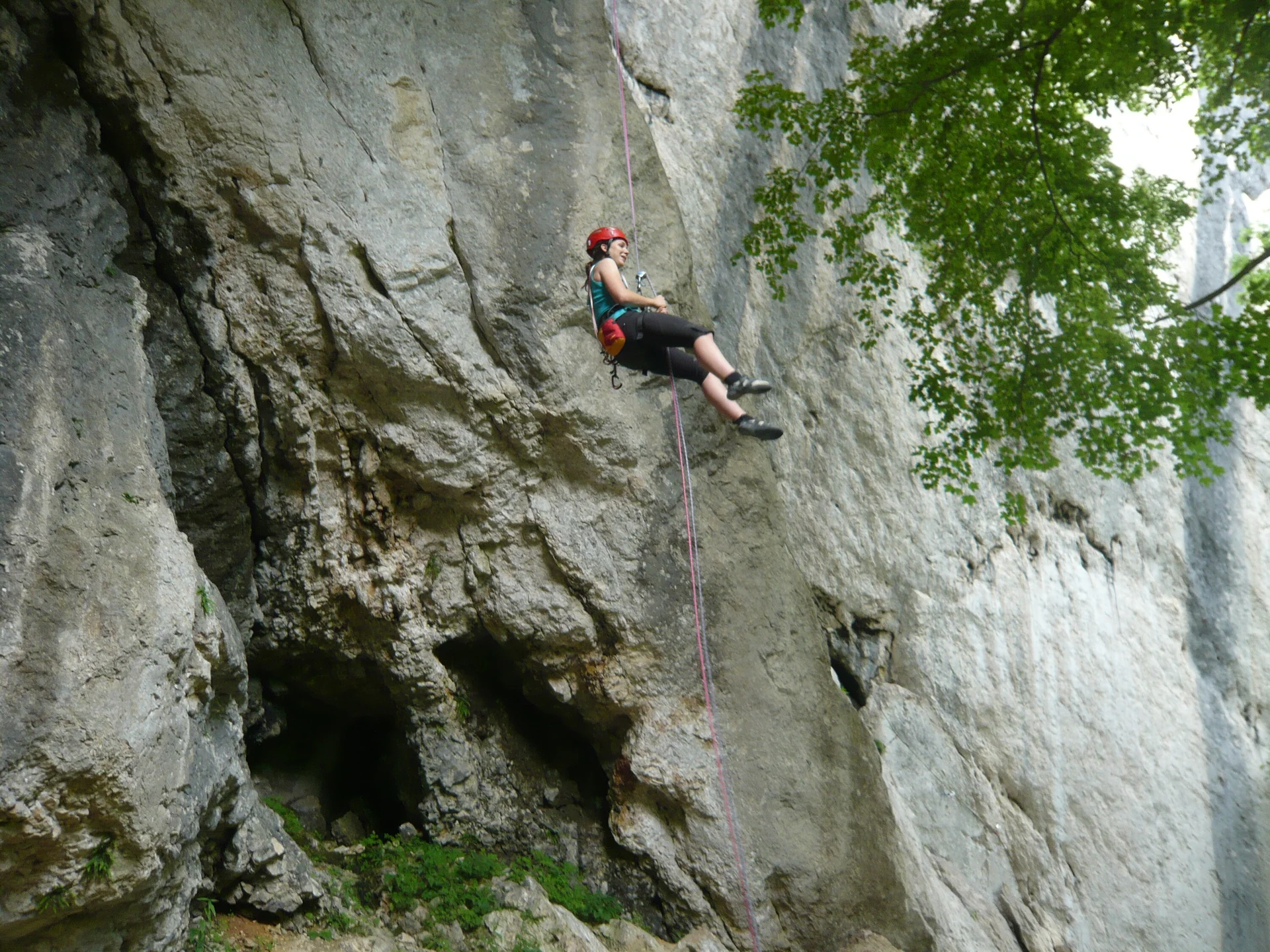 Beim Klettern am Wolfgangsee | © Drexler Magarete