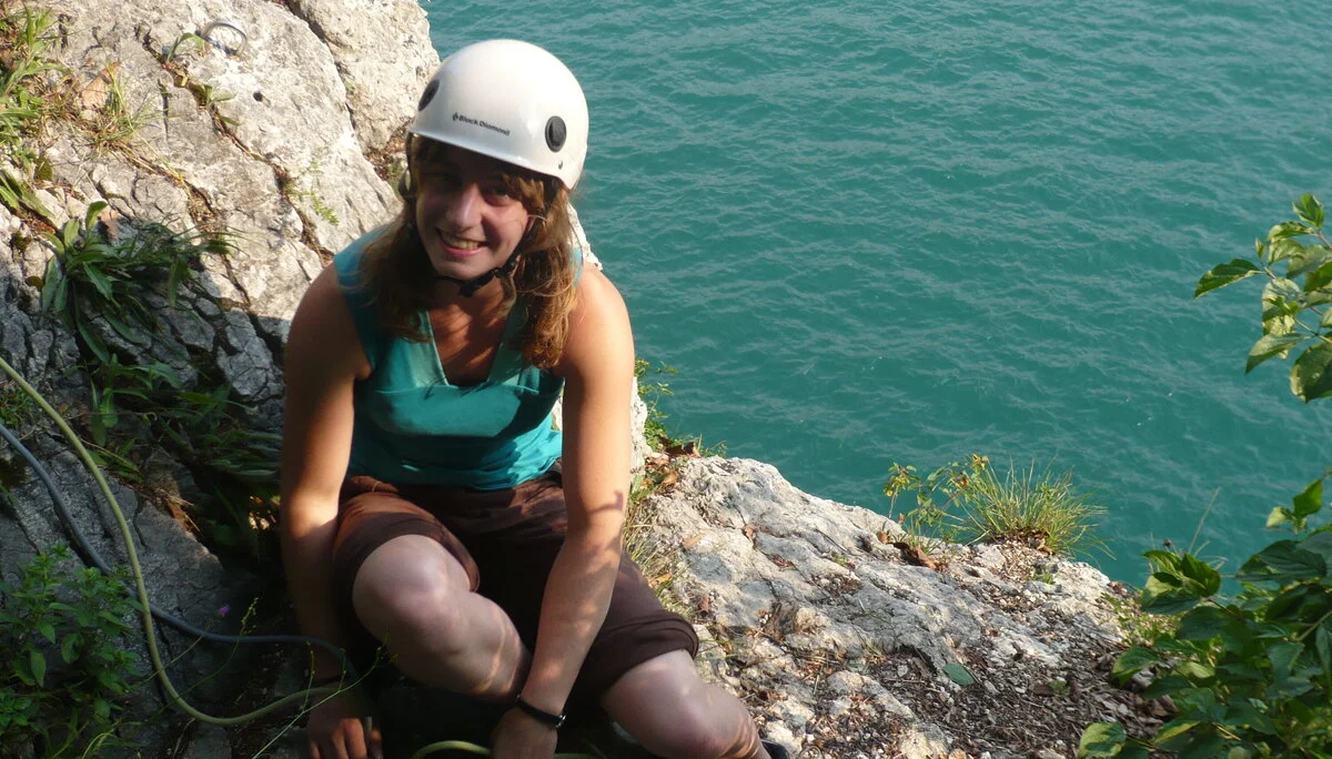 Beim Klettern am Wolfgangsee | © Drexler Magarete