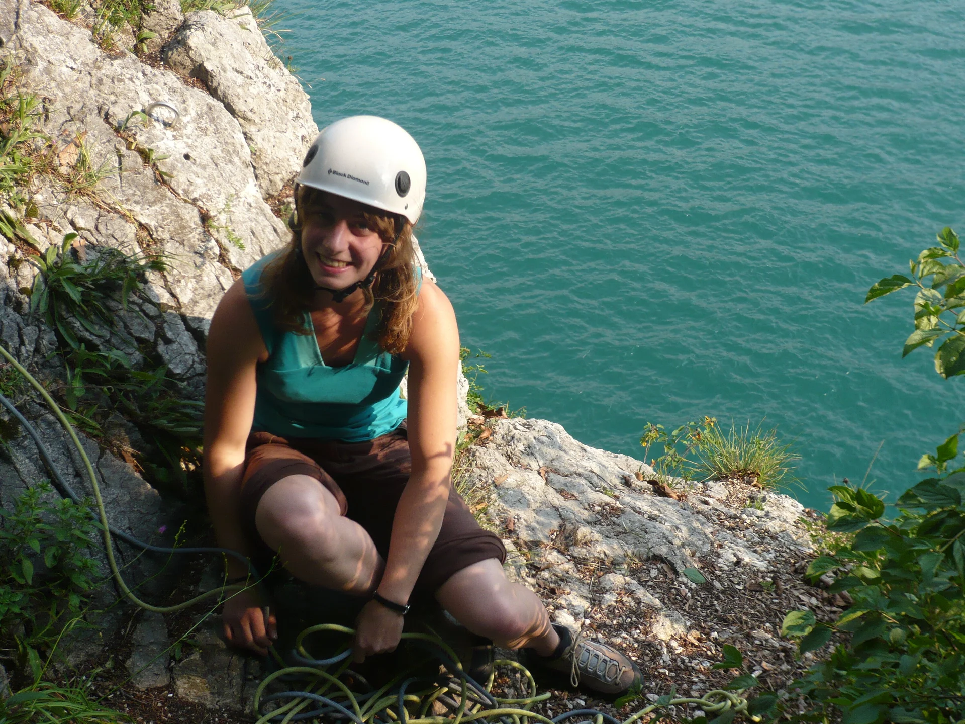 Beim Klettern am Wolfgangsee | © Drexler Magarete