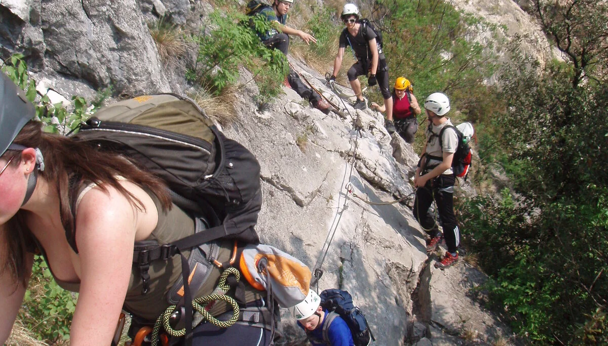 Beim Klettern in Arco | © Drexler Magarete