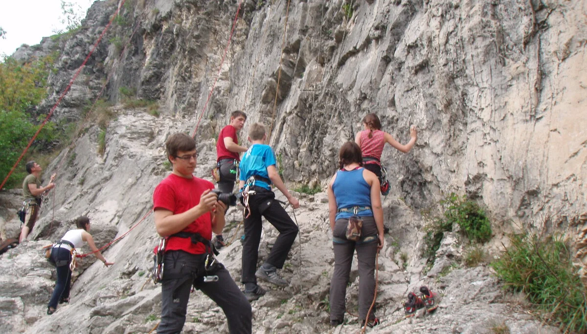 Beim Klettern in Arco | © Drexler Magarete