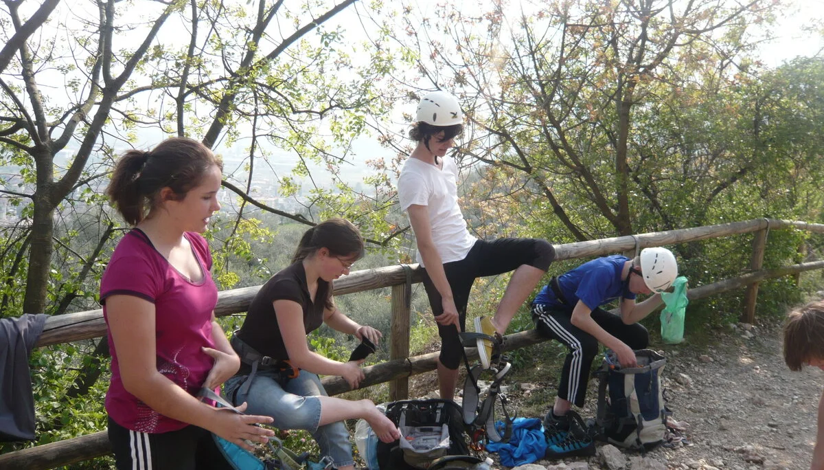 Beim Klettern in Arco | © Drexler Magarete