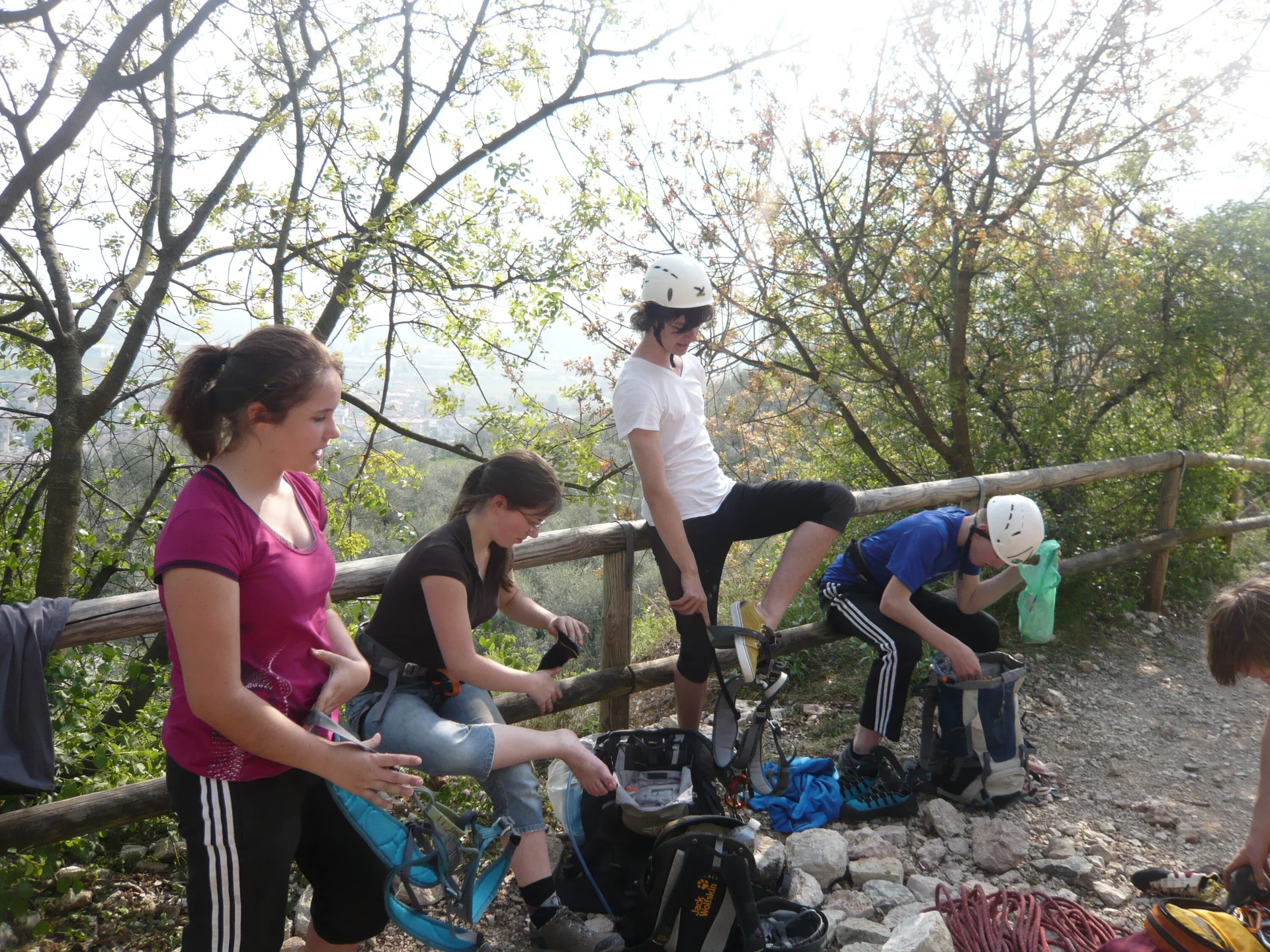 Beim Klettern in Arco | © Drexler Magarete