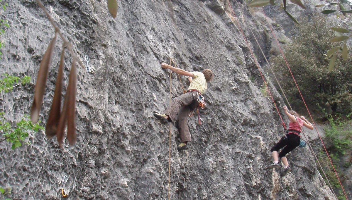 Beim Klettern in Arco | © Drexler Magarete