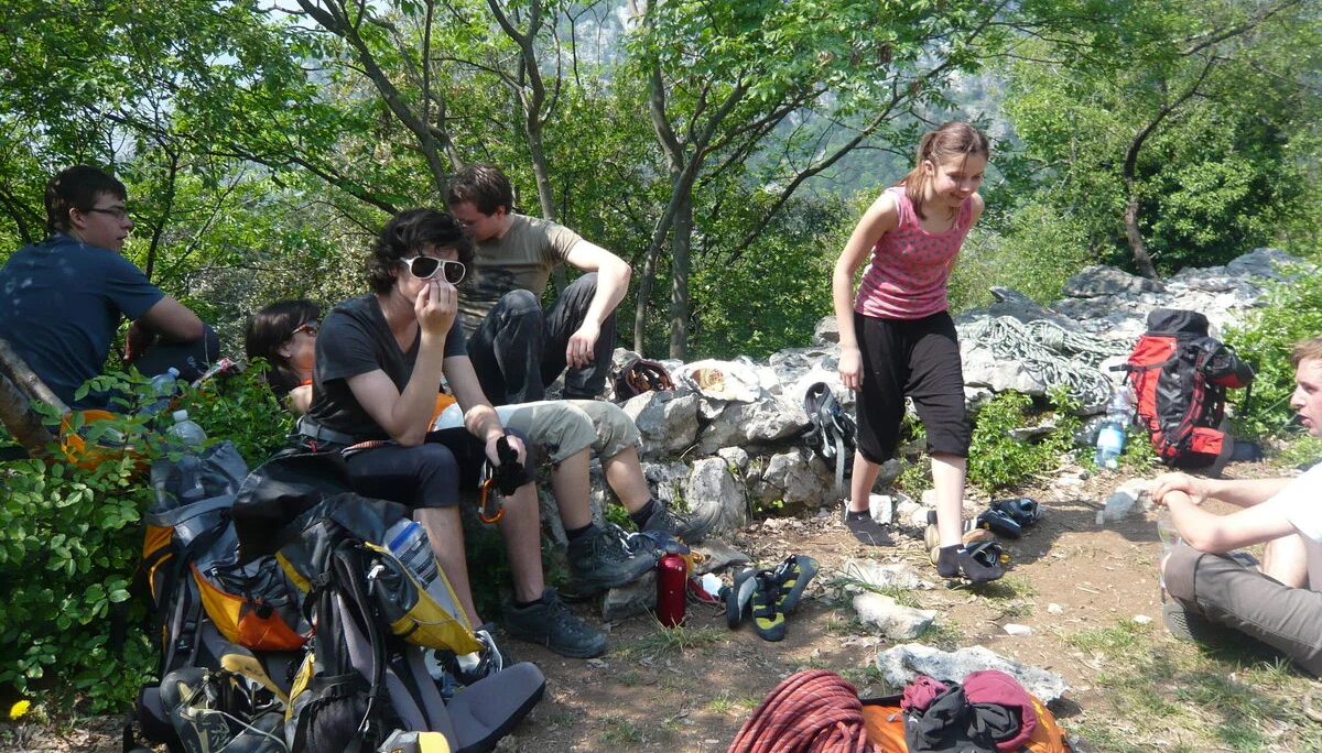 Beim Klettern in Arco | © Drexler Magarete