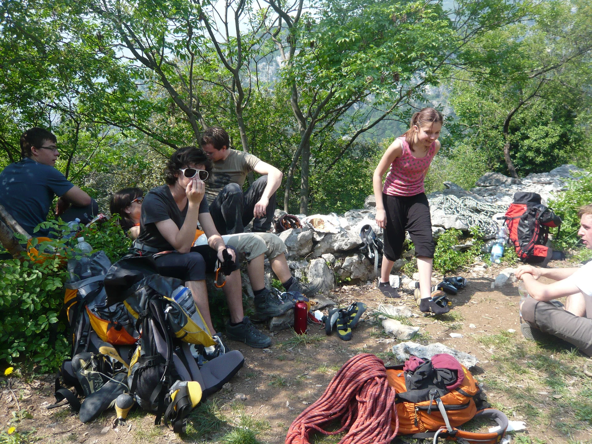 Beim Klettern in Arco | © Drexler Magarete