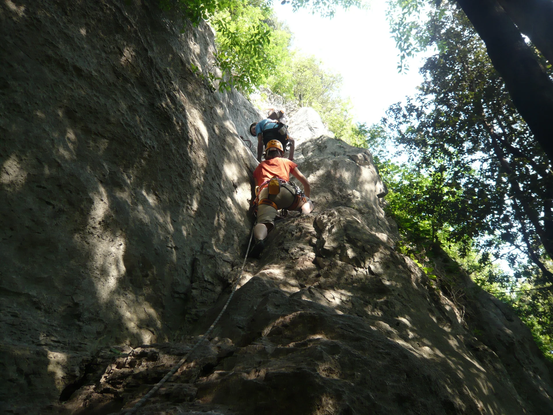 Beim Klettern in Arco | © Drexler Magarete