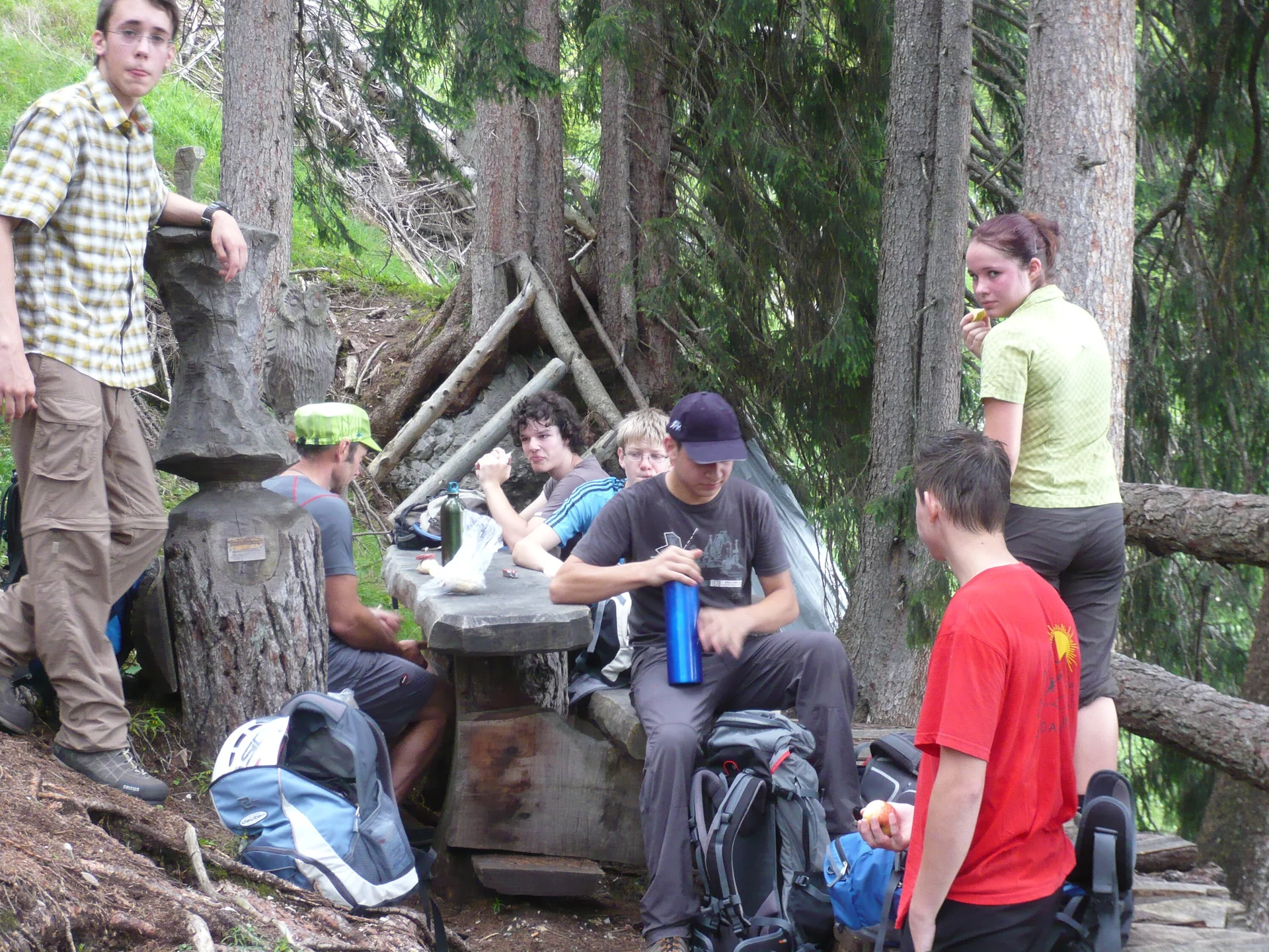 Auf dem Hochzint und beim Klettern am Katastrophenfels | © Drexler Magarete