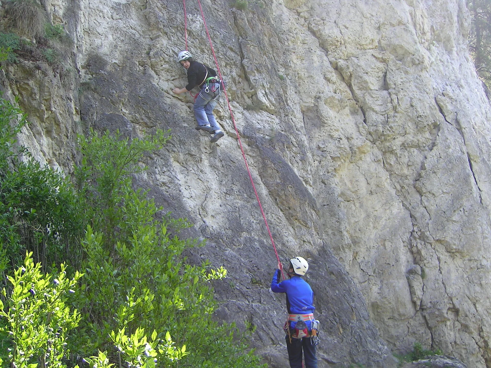 Beim Klettern in Schönhofen | © Able Ludwig