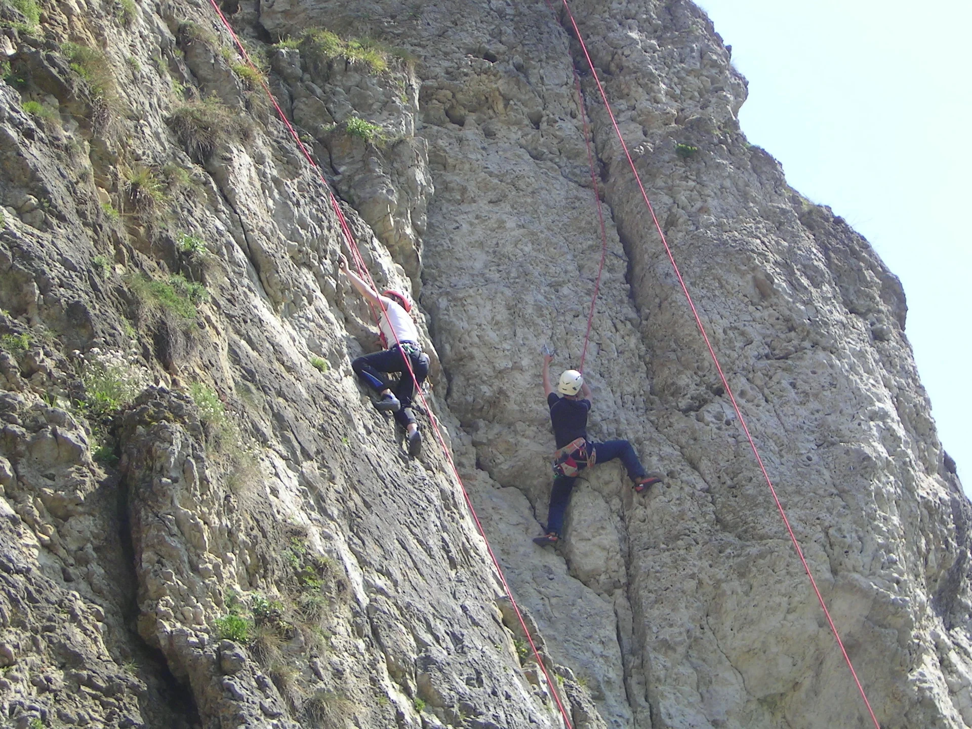Beim Klettern in Schönhofen | © Able Ludwig