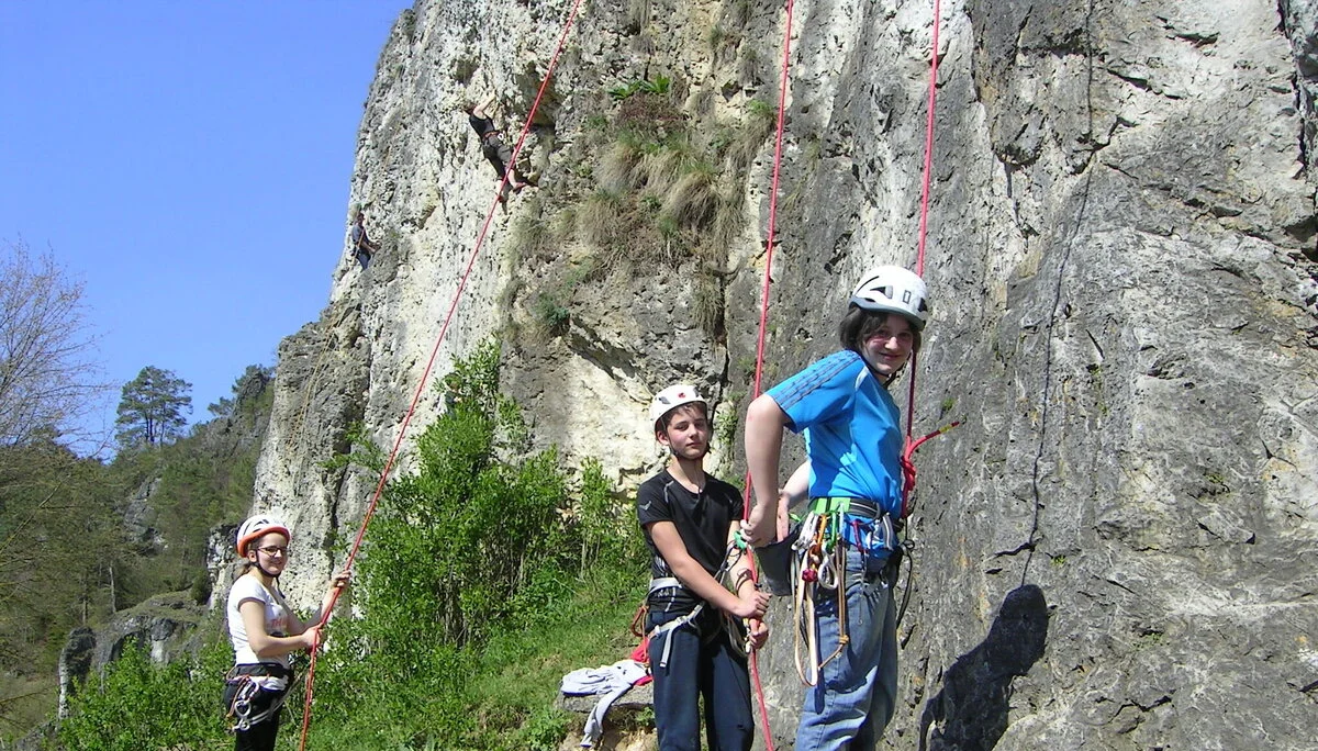 Beim Klettern in Schönhofen | © Able Ludwig