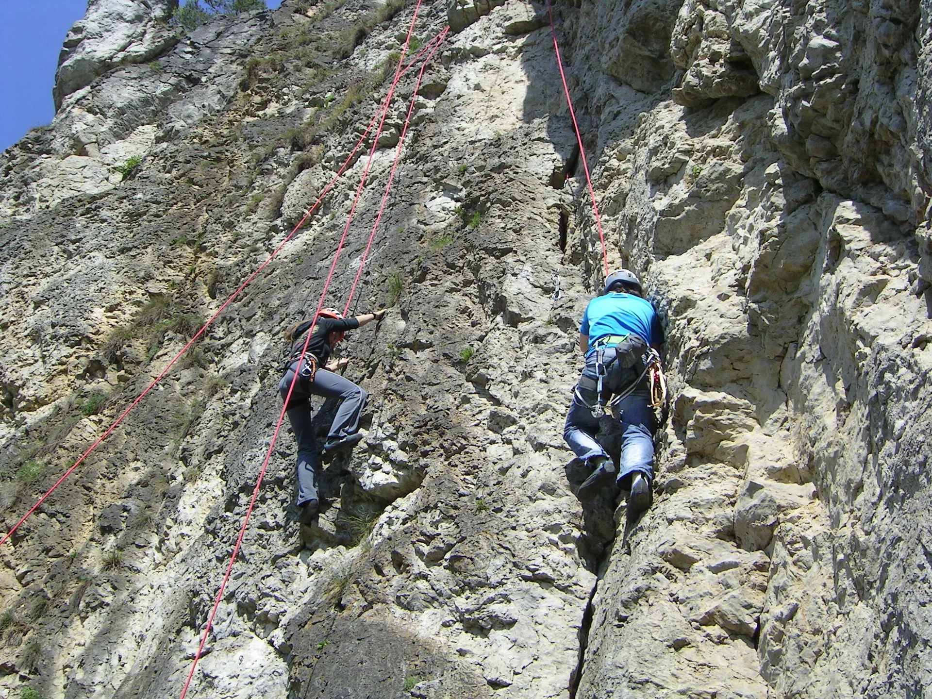 Beim Klettern in Schönhofen | © Able Ludwig