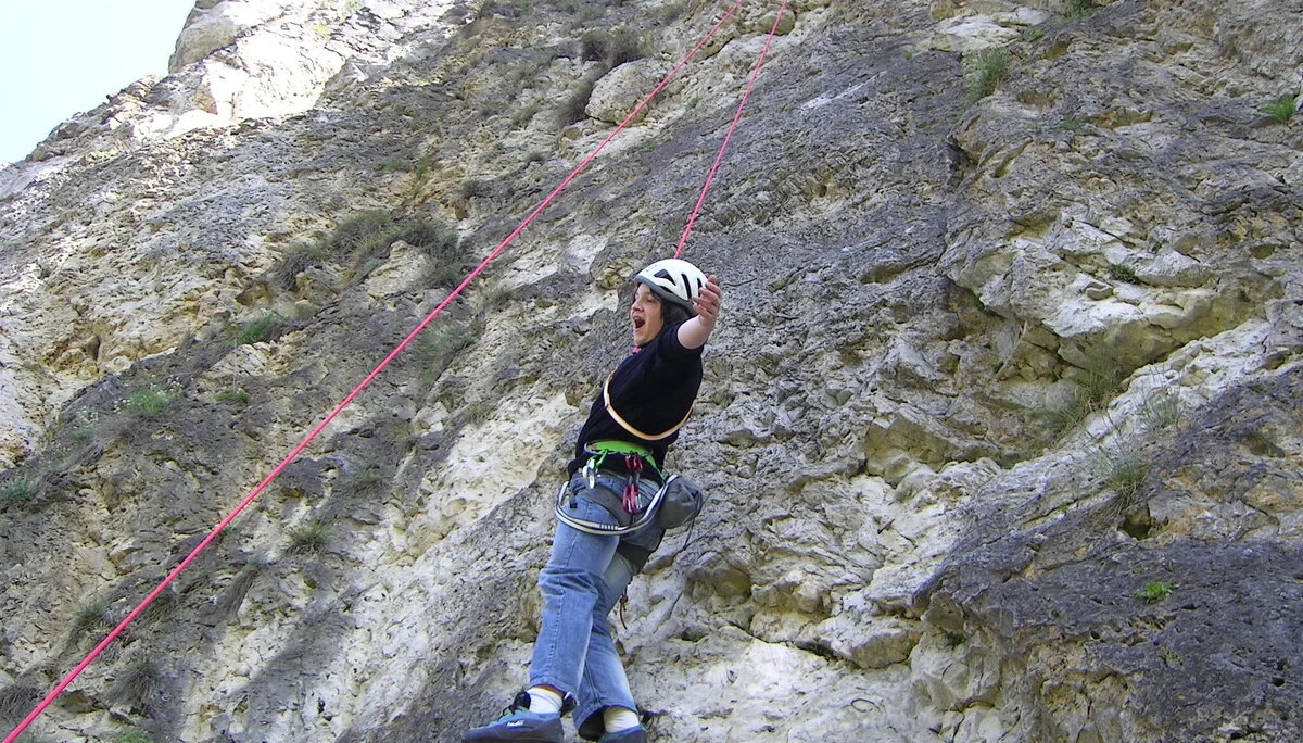 Beim Klettern in Schönhofen | © Able Ludwig