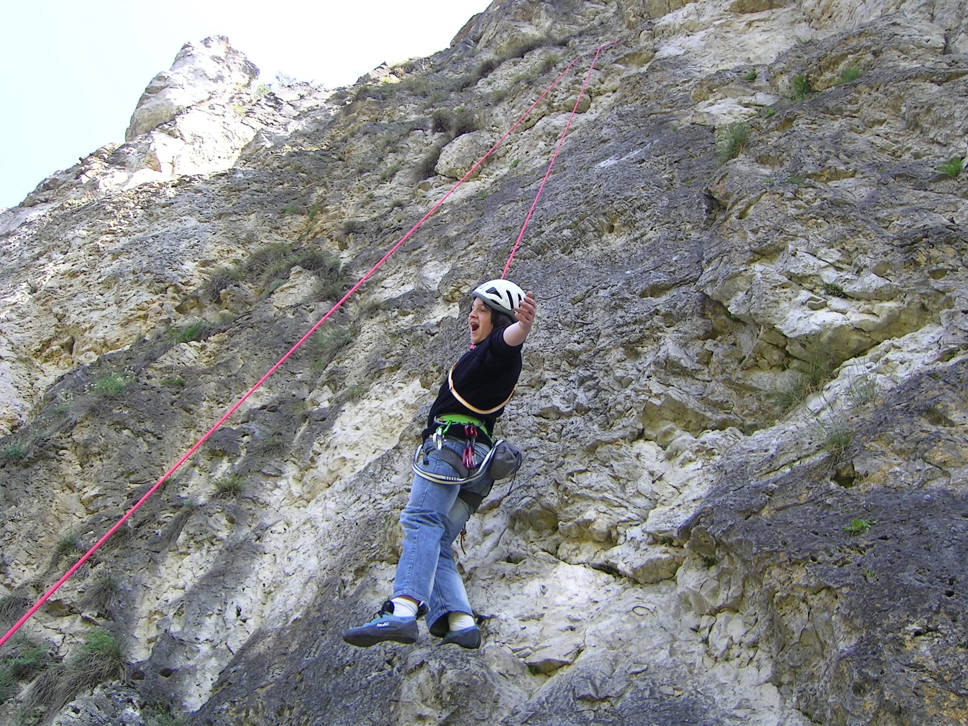 Beim Klettern in Schönhofen | © Able Ludwig