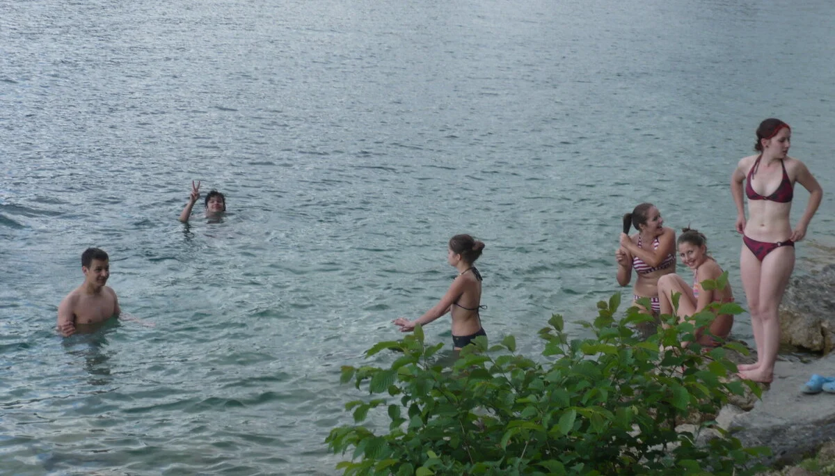 Beim Klettern am Wolfgangsee | © Drexler Magarete