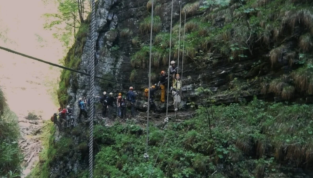 Beim Klettern am Wolfgangsee | © Drexler Magarete