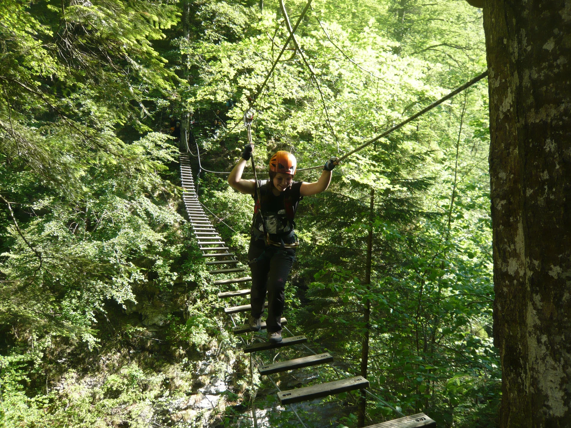 Beim Klettern am Wolfgangsee | © Drexler Magarete