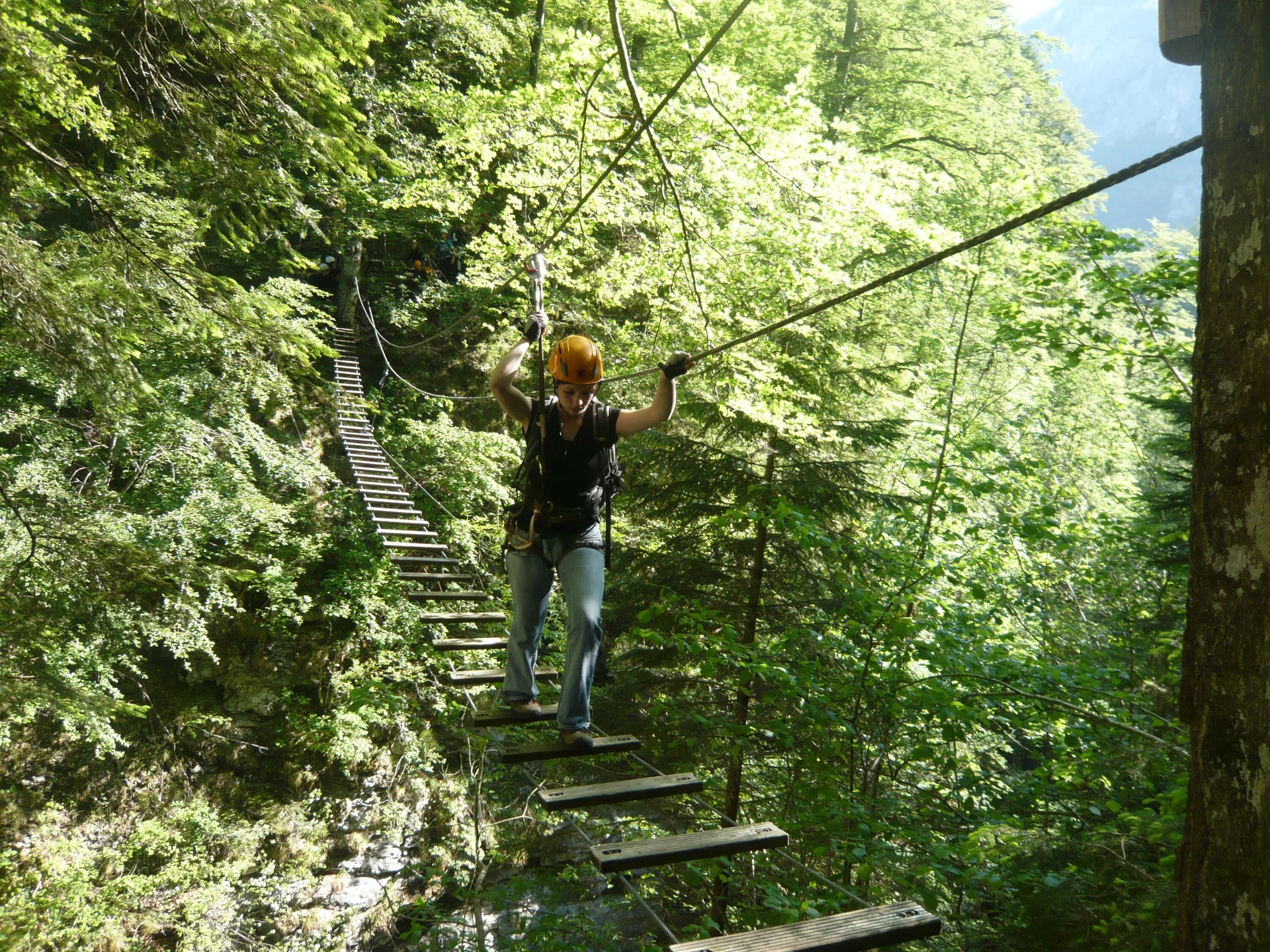 Beim Klettern am Wolfgangsee | © Drexler Magarete