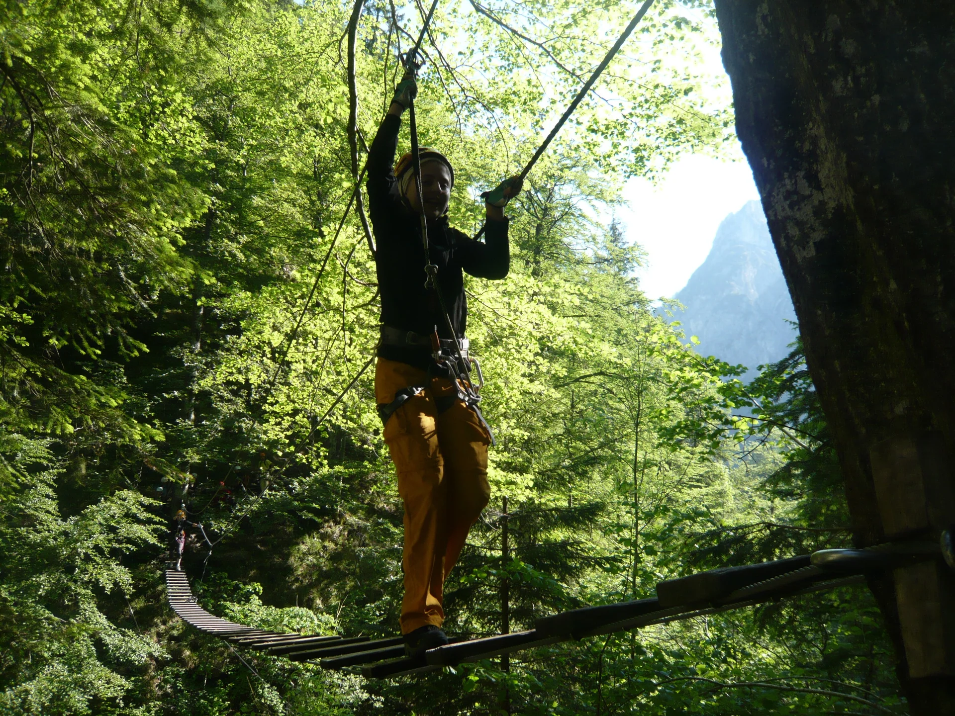 Beim Klettern am Wolfgangsee | © Drexler Magarete