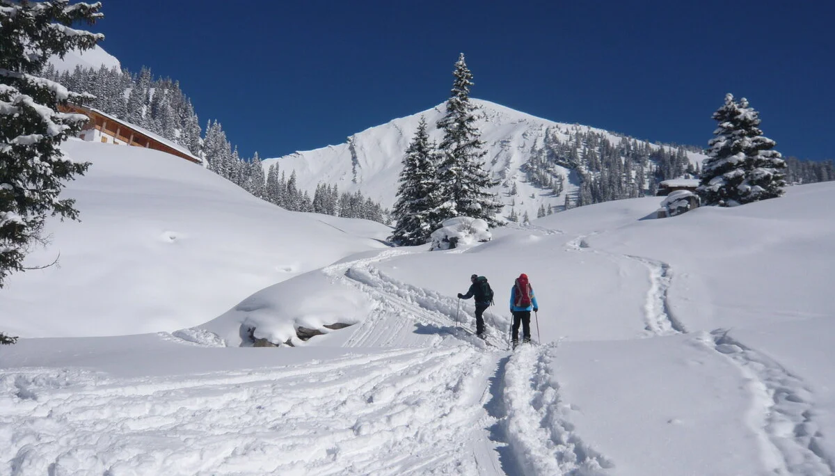 Die Wettervorhersage war auch in diesem Jahr nicht eindeutig. Aber wir weil die JDAV schon im letzten Jahr gute Erfahrung gemacht hatte, sagte man sich auch für den diesjährigen Ostermix, dass Regen zu Hause in jedem Fall schlechter ist als Schneefall in den Bergen. Die erste 5-köpfige Gruppe startete am 28.03.2013 Richtung Saalfelden/Leogang. Für Gründonnerstag waren noch sehr gute Wetterverhältnisse vorhergesagt. Und das war auch so, denn die Boarder fanden bei herrlichem Wetter beste Pistenbedinungen vor und die Skitourengehern konnten das erstemal ein dieser Saison eine herrliche Firnabfahrt vom Seehorn geniesen. Den nächsten Tag verbrachte die JDAV Jugend nochmal im Skigebiet Leogang, wobei am Freitagabend, nach einem intensiven Klettertag an der Weissbachwand, die zweite Abordnung der JDAV Ausfahrtsgruppe dazu kam und die Gruppe nun mit neun Teilnehmern vollzählig war. Für den Karsamstag plante die JDAV Gruppe die ganz große Saalbach-Hinterglemm-Runde. Schon kurz vor 9 Uhr stand man an der ersten Gondel um dieses Projekt zu meistern. Mit insgesamt 21 Liftfahrten, 8000 hm Abfahrt und 48 km Wegstrecke war dieser Ski/Boardtag für alle ein tolles Erlebnis und auch eine tolle Leistung. Am einzigen richtigen Schlechtwettertag, dem Ostersonntag, waren die Teilnehmer nicht verlegen. Schnell wurden Ski und Board gegen die Kletterschuhe getauscht und man besuchte die neu erbaute Kletterhalle in Saalfelden. Lange Kletterrouten bis zum 9.ten Schwierigkeitsgrad erfreuten und fordeten die JDAV Klettercracks aus Dingolfing und jeder kletterte was möglich war, frei nach dem Motto: no limits! Der Ostermontag bescherte den Teilnehmer wieder blauen Himmel, Sonnenschein und wegen dem Schneefall vom Vortag nochmal traumhafte Abfahrtsverhältnisse. JDAV - Fazit Ostern 2013: Wieder ein MIX der besonderen Art mit Klettern-Skitouren-Alpinski/Board und kulinarischem Erlebnissen auf der Alm! -> Gefällt uns | © Die Wettervorhersage war auch in diesem Jahr nicht eindeutig. Aber wir weil die JDAV schon im letzten Jahr gute Erfahrung gemacht hatte, sagte man sich auch für den diesjährigen Ostermix, dass Regen zu Hause in jedem Fall schlechter ist als Schneefall in den Bergen. Die erste 5-köpfige Gruppe startete am 28.03.2013 Richtung Saalfelden/Leogang. Für Gründonnerstag waren noch sehr gute Wetterverhältnisse vorhergesagt. Und das war auch so, denn die Boarder fanden bei herrlichem Wetter beste Pistenbedinungen vor und die Skitourengehern konnten das erstemal ein dieser Saison eine herrliche Firnabfahrt vom Seehorn geniesen. Den nächsten Tag verbrachte die JDAV Jugend nochmal im Skigebiet Leogang, wobei am Freitagabend, nach einem intensiven Klettertag an der Weissbachwand, die zweite Abordnung der JDAV Ausfahrtsgruppe dazu kam und die Gruppe nun mit neun Teilnehmern vollzählig war. Für den Karsamstag plante die JDAV Gruppe die ganz große Saalbach-Hinterglemm-Runde. Schon kurz vor 9 Uhr stand man an der ersten Gondel um dieses Projekt zu meistern. Mit insgesamt 21 Liftfahrten, 8000 hm Abfahrt und 48 km Wegstrecke war dieser Ski/Boardtag für alle ein tolles Erlebnis und auch eine tolle Leistung. Am einzigen richtigen Schlechtwettertag, dem Ostersonntag, waren die Teilnehmer nicht verlegen. Schnell wurden Ski und Board gegen die Kletterschuhe getauscht und man besuchte die neu erbaute Kletterhalle in Saalfelden. Lange Kletterrouten bis zum 9.ten Schwierigkeitsgrad erfreuten und fordeten die JDAV Klettercracks aus Dingolfing und jeder kletterte was möglich war, frei nach dem Motto: no limits! Der Ostermontag bescherte den Teilnehmer wieder blauen Himmel, Sonnenschein und wegen dem Schneefall vom Vortag nochmal traumhafte Abfahrtsverhältnisse. JDAV - Fazit Ostern 2013: Wieder ein MIX der besonderen Art mit Klettern-Skitouren-Alpinski/Board und kulinarischem Erlebnissen auf der Alm! -> Gefällt uns