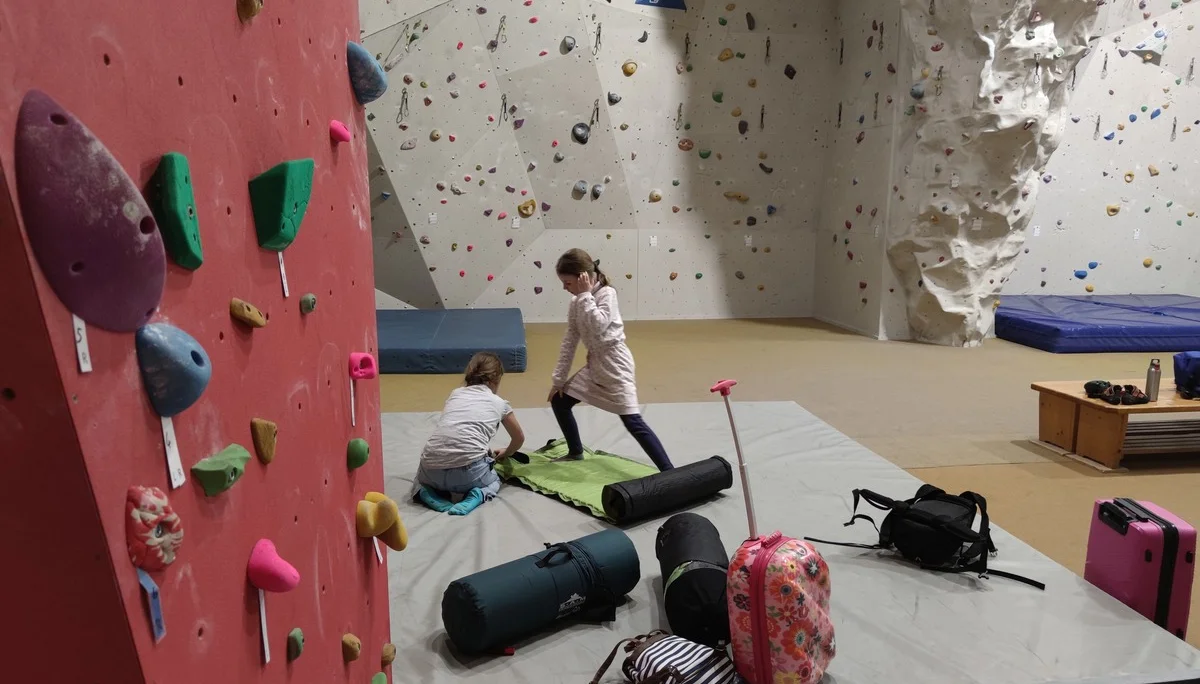 Übernachtung Kletterhalle | © Schlappinger Anna