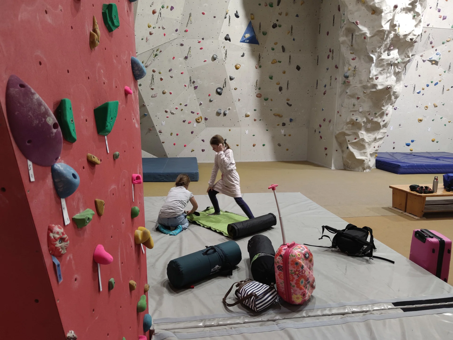 Übernachtung Kletterhalle | © Schlappinger Anna