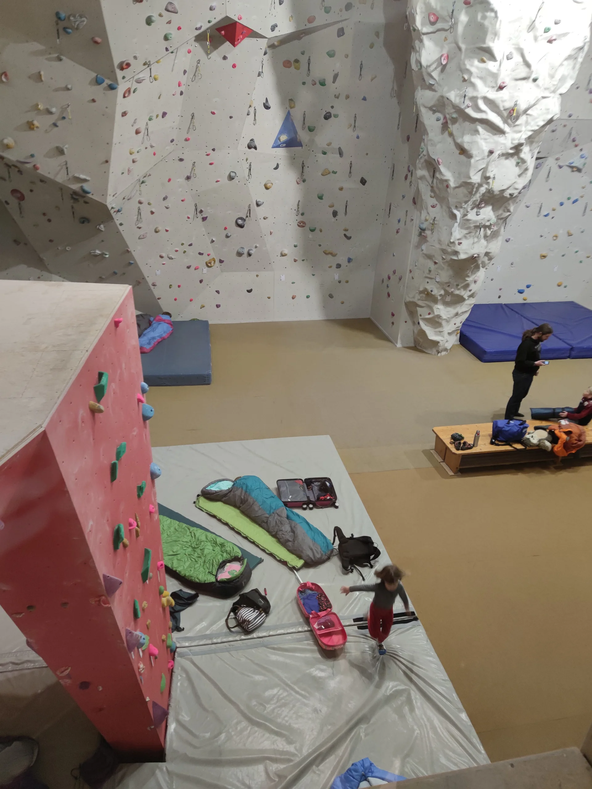 Übernachtung Kletterhalle | © Schlappinger Anna