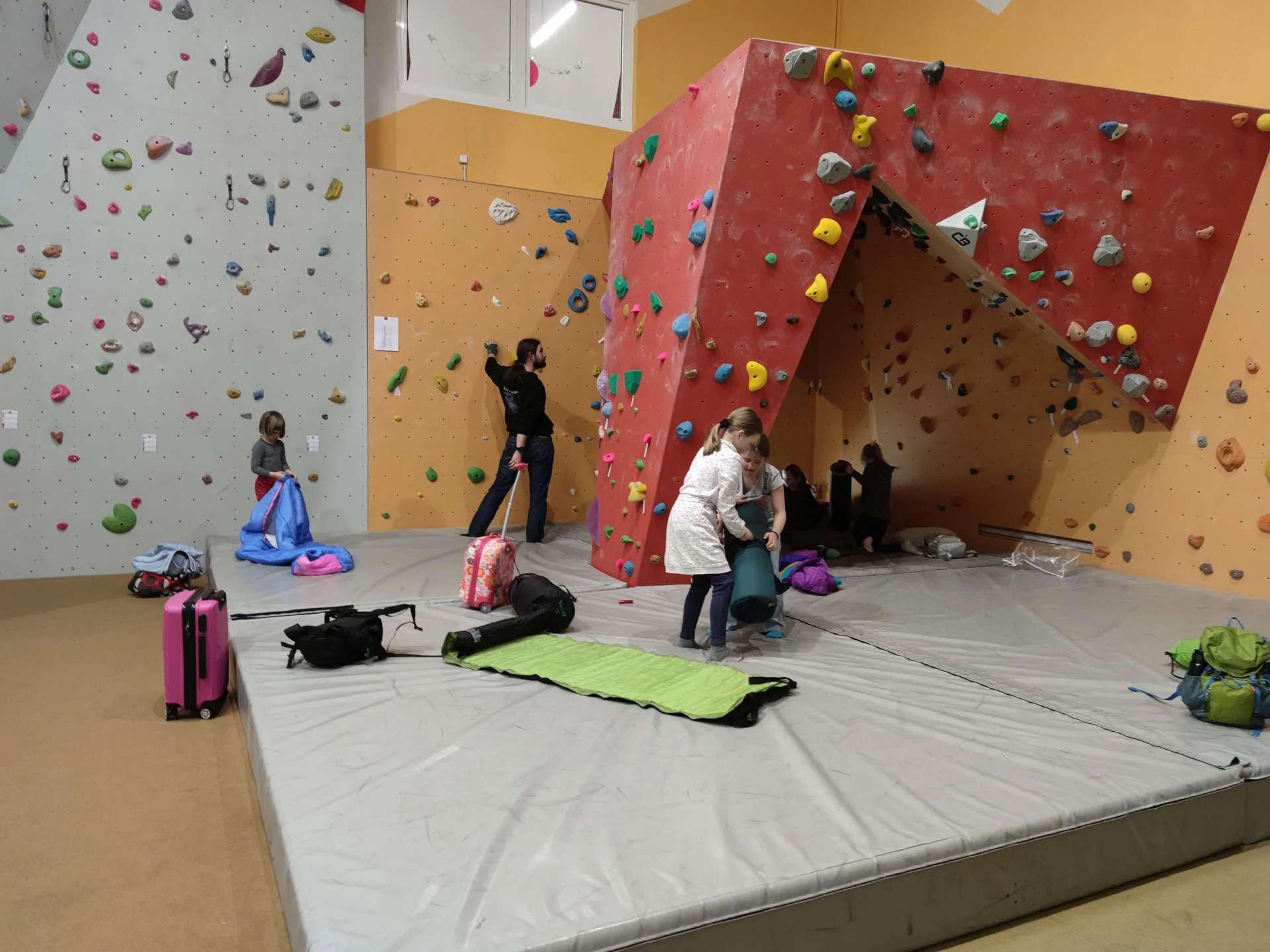 Übernachtung Kletterhalle | © Schlappinger Anna