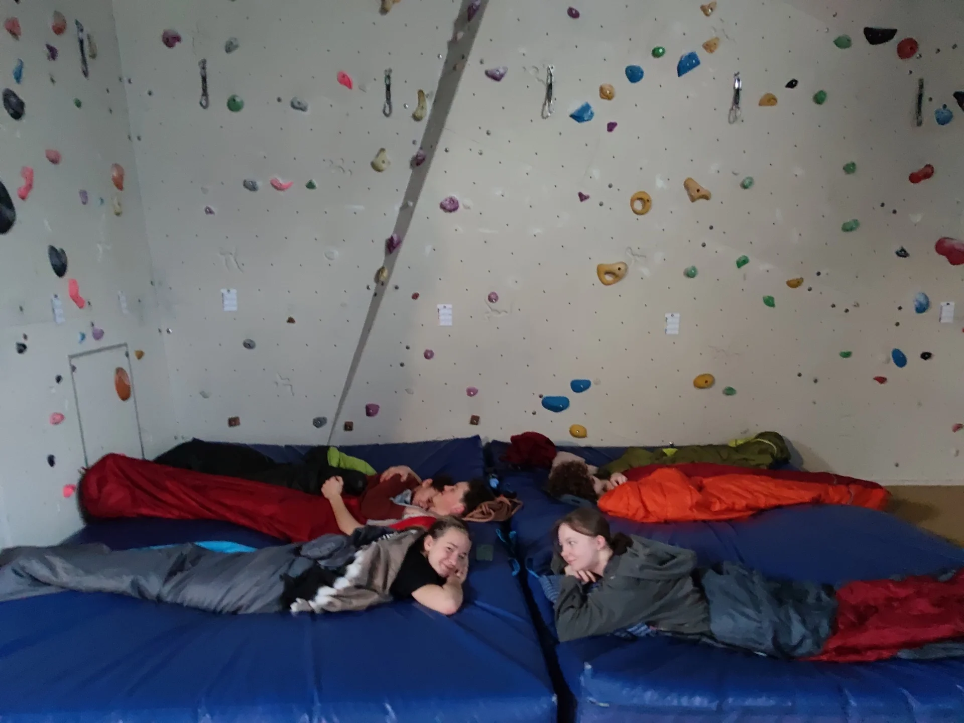 Übernachtung Kletterhalle | © Schlappinger Anna