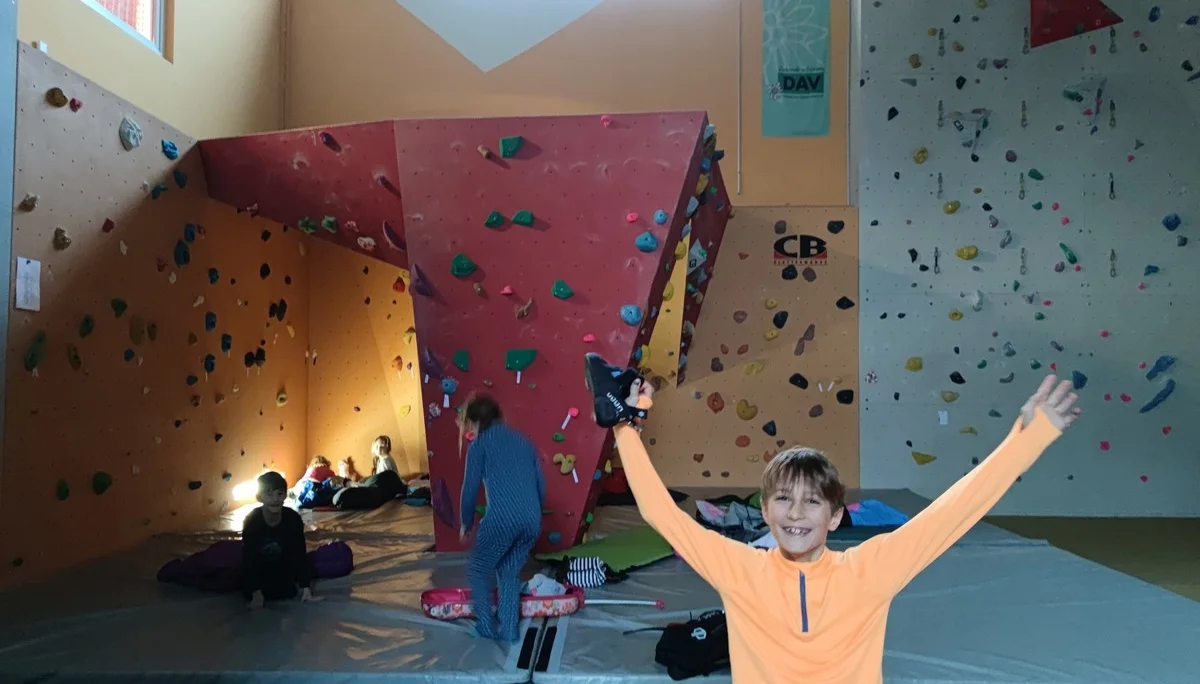 Übernachtung Kletterhalle | © Schlappinger Anna