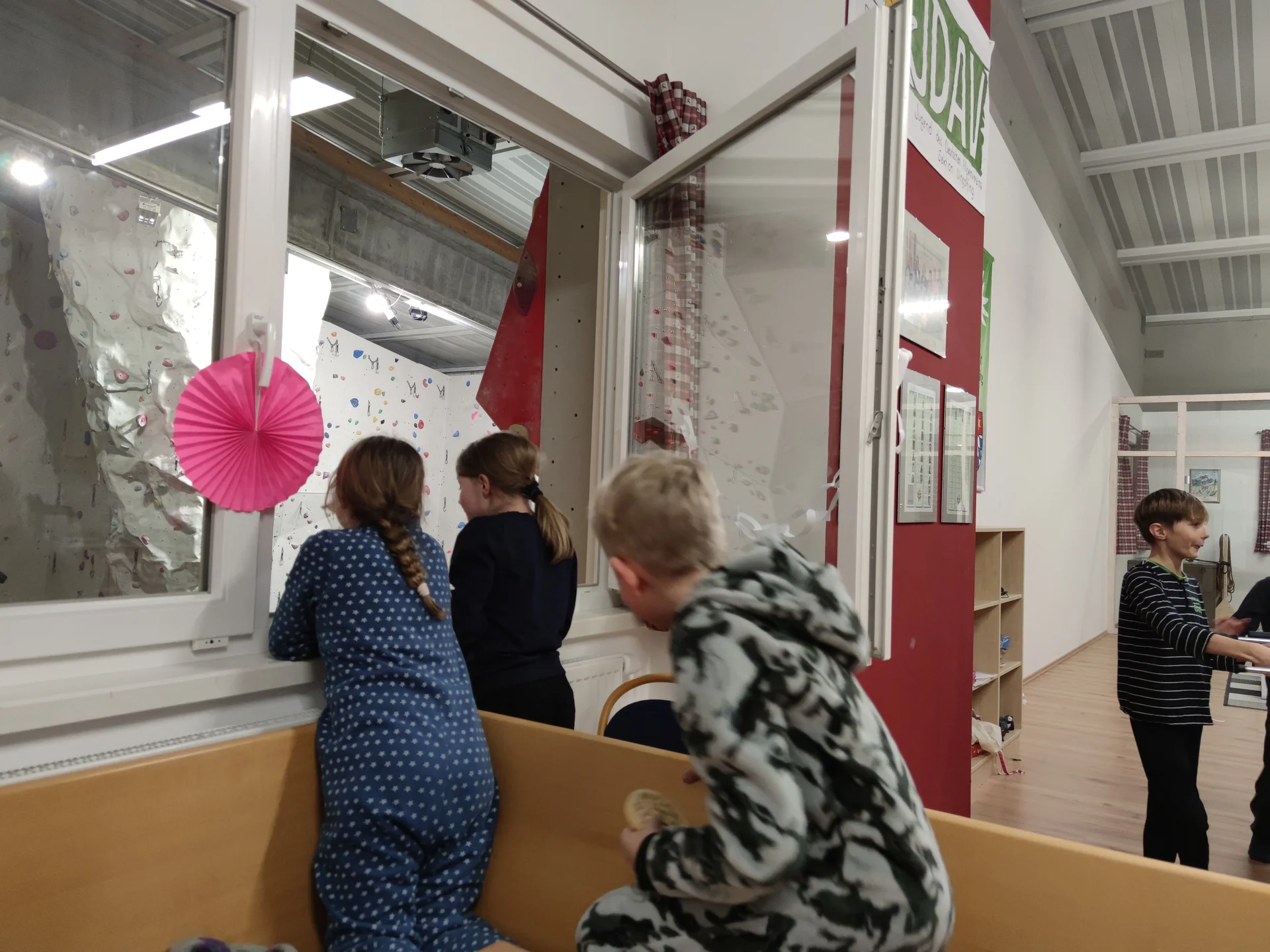 Übernachtung Kletterhalle | © Schlappinger Anna