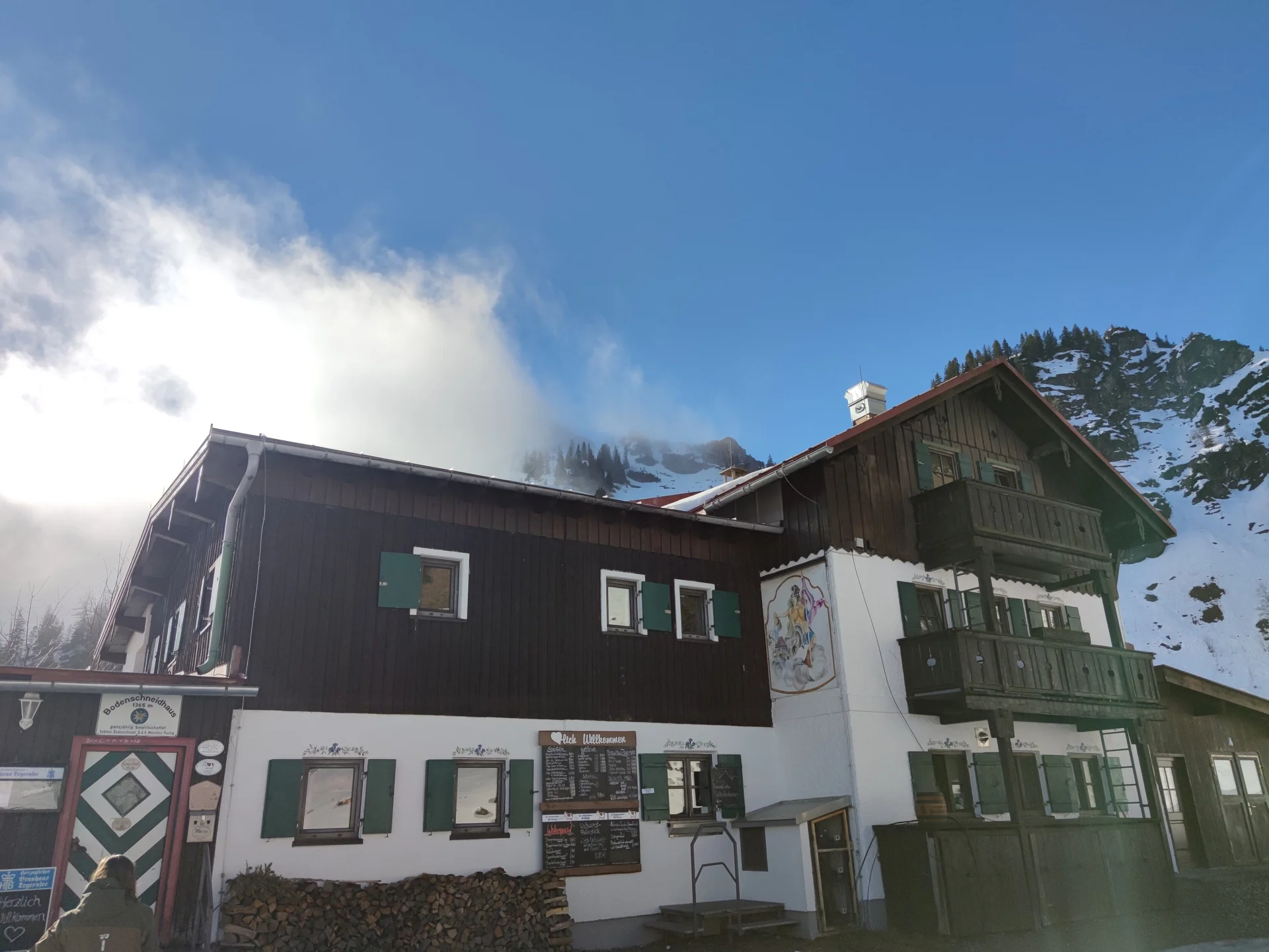 Auf dem Bodenschneidhaus angekommen | © Anna Schlappinger