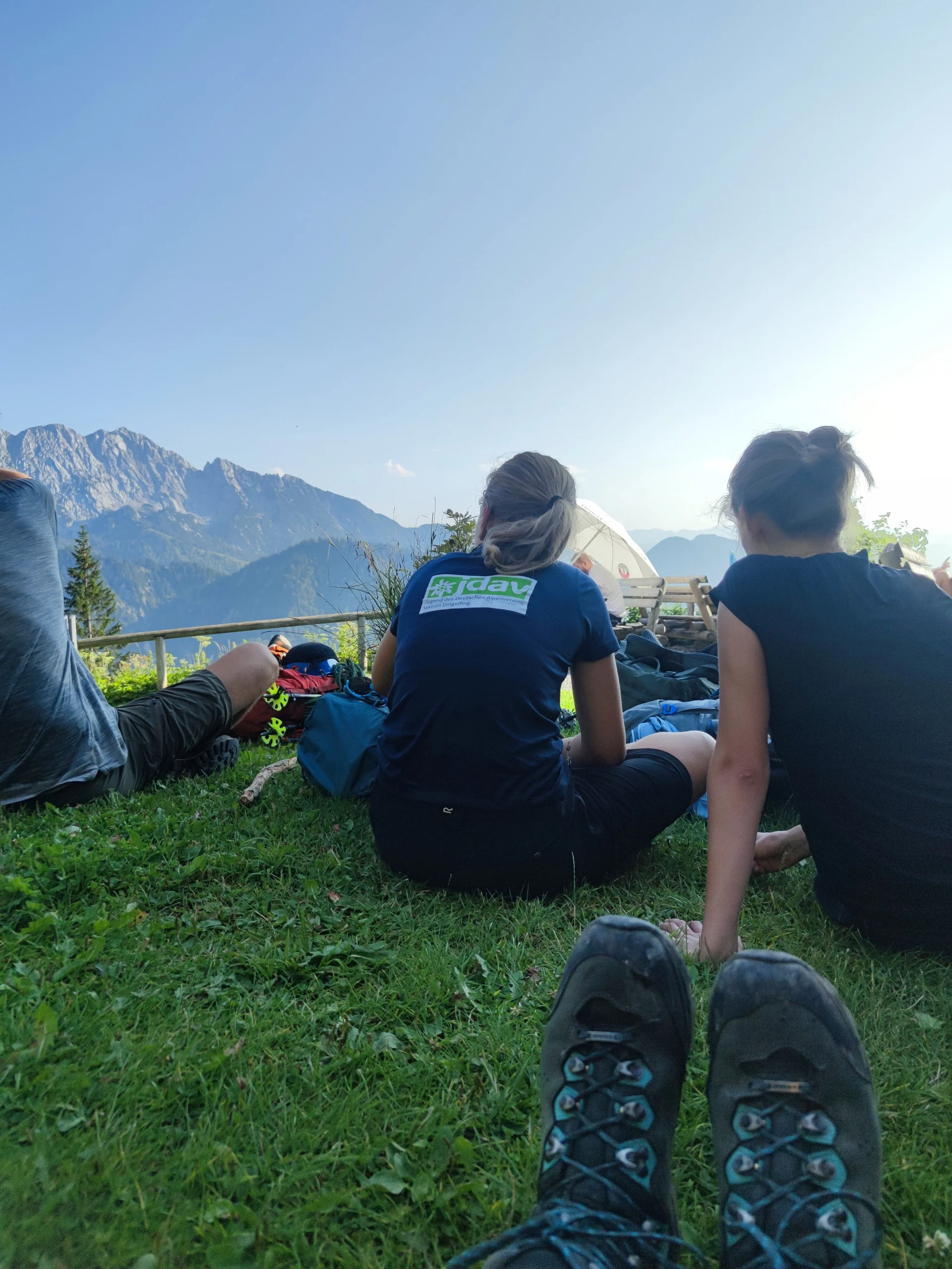 jDAV Dingolfing unterwegs in den Bergen | © Schlappinger Anna