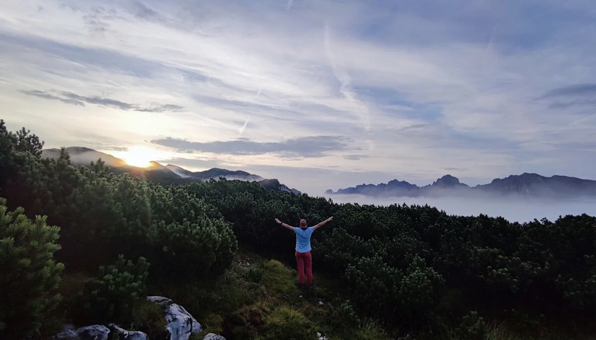 jDAV Dingolfing unterwegs in den Bergen | © Schlappinger Anna
